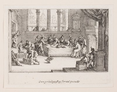 The Division of Goods (The Contribution of the Fortune), från serien La Vie de l av Jacques Callot