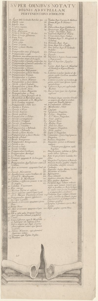 Förklaring till „Belägringen av La Rochelle“ av Jacques Callot