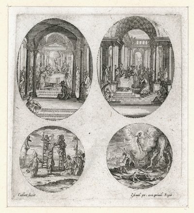 Passionens mirakel ... (gravyr) av Jacques Callot