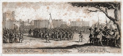 Krigets elände och olyckor ... (gravyr) av Jacques Callot