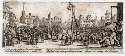 Krigets elände och olyckor ... (gravyr) av Jacques Callot
