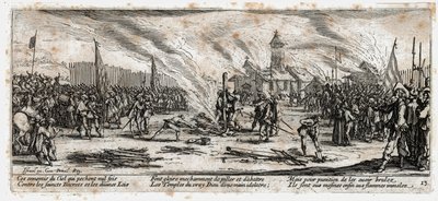 Krigets elände och olyckor ... (gravyr) av Jacques Callot