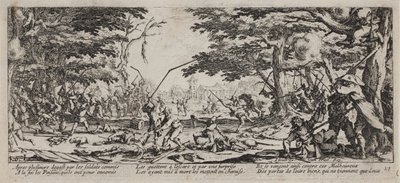 Krigets miseries and misfortunes (blad 17) av Jacques Callot