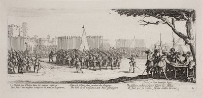 Krigets miseries and misfortunes (blad 2) av Jacques Callot