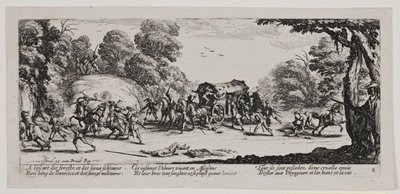 Krigets miseries and misfortunes (blad 8) av Jacques Callot