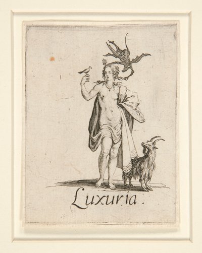 De sju dödssynderna: Lust av Jacques Callot