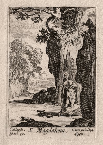 The Penitents: St. Ångerfulla Madeleine av Jacques Callot