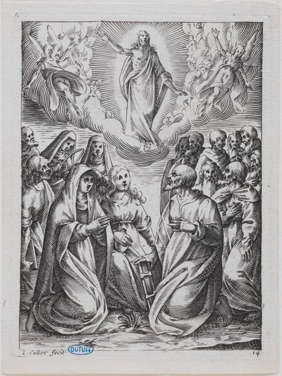 Vyer från Rom, Himmelsfärden av Jacques Callot