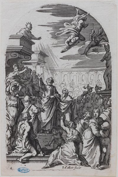 Roms tavlor, Simon magikerns fall av Jacques Callot