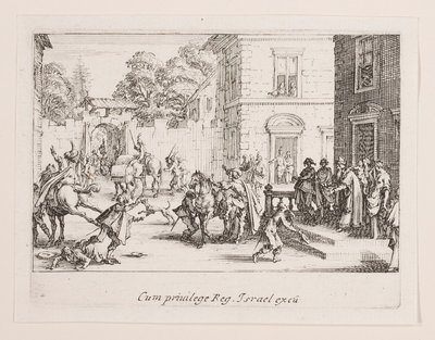 Les adieux (Farvälna), från serien La vie de l av Jacques Callot