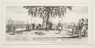 Krigets stora elände: N. 11 - Hängningen av Jacques Callot