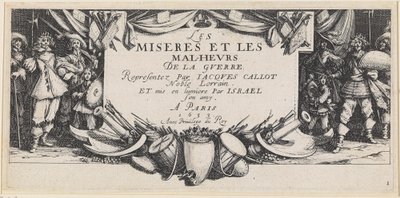 Krigets elände och olyckor av Jacques Callot