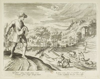Månad. 10, oktober av Jacques Callot