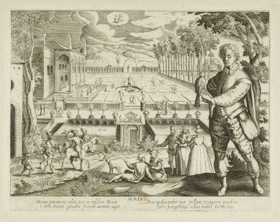 Månad. 5, maj av Jacques Callot