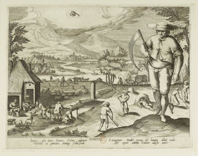 Månad. 6, juni av Jacques Callot