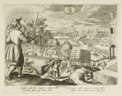 Månader. 8, augusti av Jacques Callot