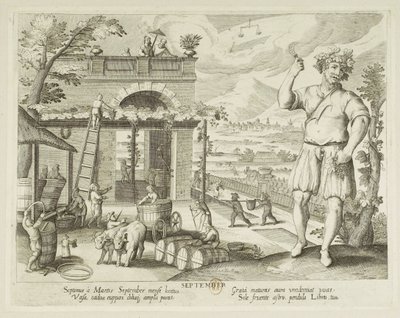 Månad. 9, september av Jacques Callot