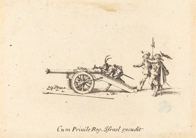 Laddar kanonen av Jacques Callot