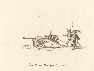 Laddar kanonen av Jacques Callot