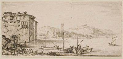 Lastning av varor, ur serien ”Florens landskap” av Jacques Callot
