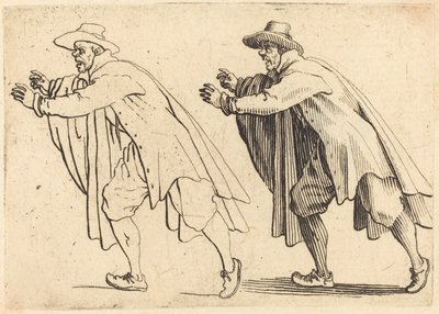 Man som rör sig plötsligt av Jacques Callot