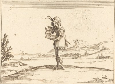 Man som tvättar en pärla av Jacques Callot