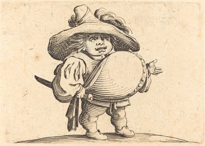 Man med stor mage av Jacques Callot