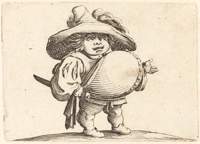 Man med stor mage av Jacques Callot