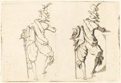Man med svärd av Jacques Callot
