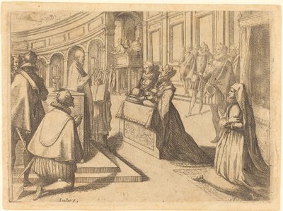 Äktenskap mellan Margareta av Österrike och Filip III av Jacques Callot