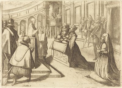 Äktenskap mellan Margareta av Österrike och Filip III av Jacques Callot