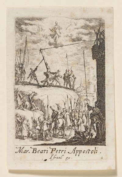 Aposteln Petrus martyrskap (Den salige aposteln Petrus martyrskap) av Jacques Callot