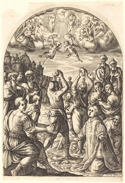 Sankt Stefans martyrskap av Jacques Callot