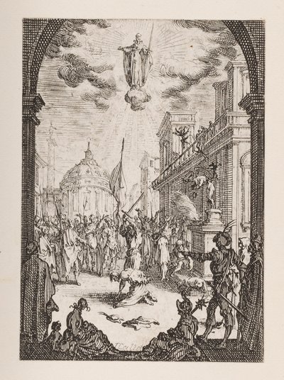 Martyrdom of St. Jacques, nr.3 från The Martyrdom of the Apostles av Jacques Callot