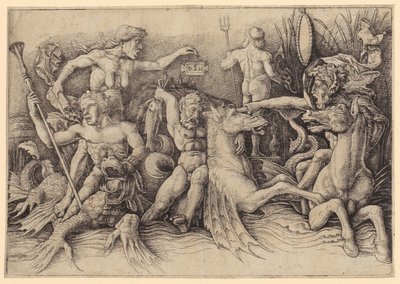 Den helige Barnabas martyrium, blad 15 i serien ”Apostlarnas martyrium” av Jacques Callot