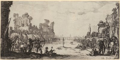 Den helige Sebastians martyrium av Jacques Callot