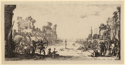Den helige Sebastians martyrium av Jacques Callot