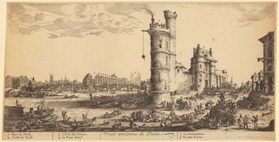 Sankt Taddeus martyrskap, blad 12 ur serien "Apostlarnas martyrskap" av Jacques Callot