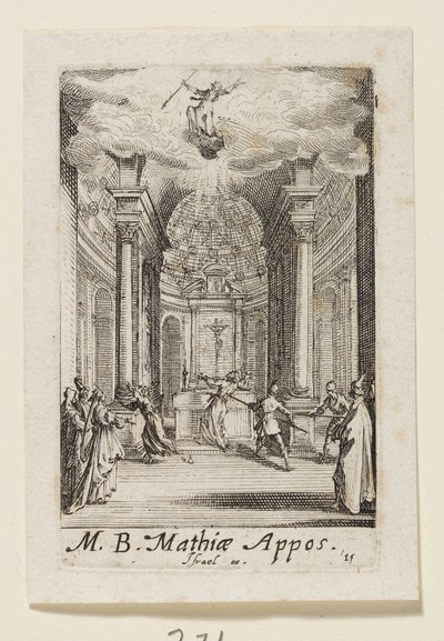 Aposteln Matteus (Mathiae Appos.) av Jacques Callot