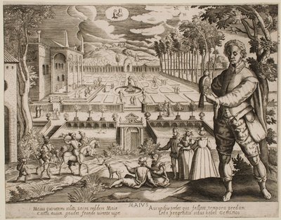 Maj, ur serien ”Månaderna” av Jacques Callot