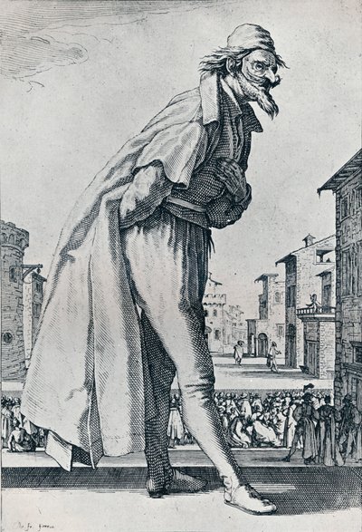 Nr IV.- The Great Pantalon, c1620-1635, 1924 av Jacques Callot