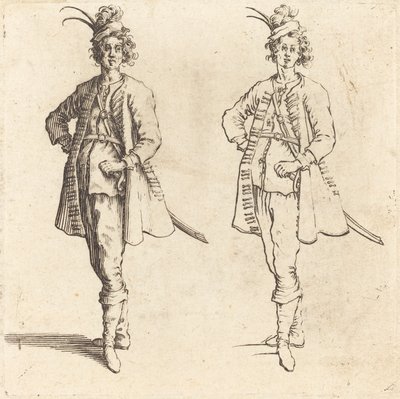 Officer, framifrån av Jacques Callot