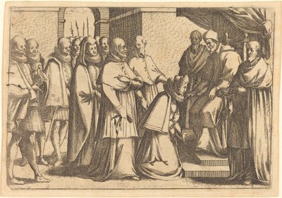 Påvlig publik av Jacques Callot