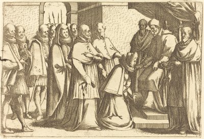 Påvlig publik av Jacques Callot
