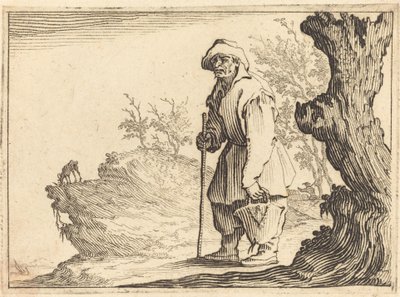 Bonde med säck, ca. 1617. av Jacques Callot