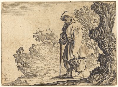 Bonde med säck, ca. 1622. av Jacques Callot