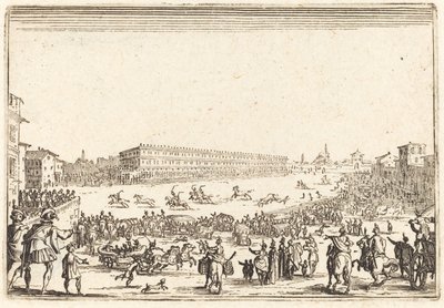Piazza nära Porta al Prato av Jacques Callot