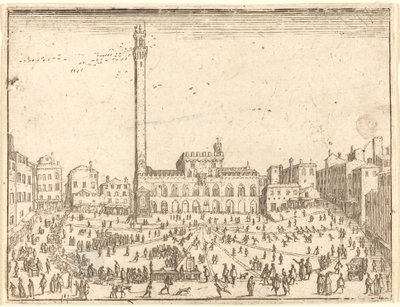 Public Square, Siena av Jacques Callot