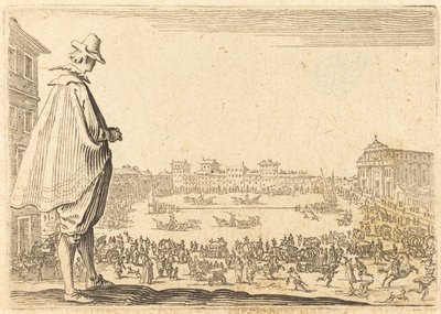 Piazza Santa Maria Novella, Florens, ca. 1622. av Jacques Callot