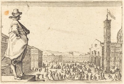Piazza del Duomo, Florens av Jacques Callot